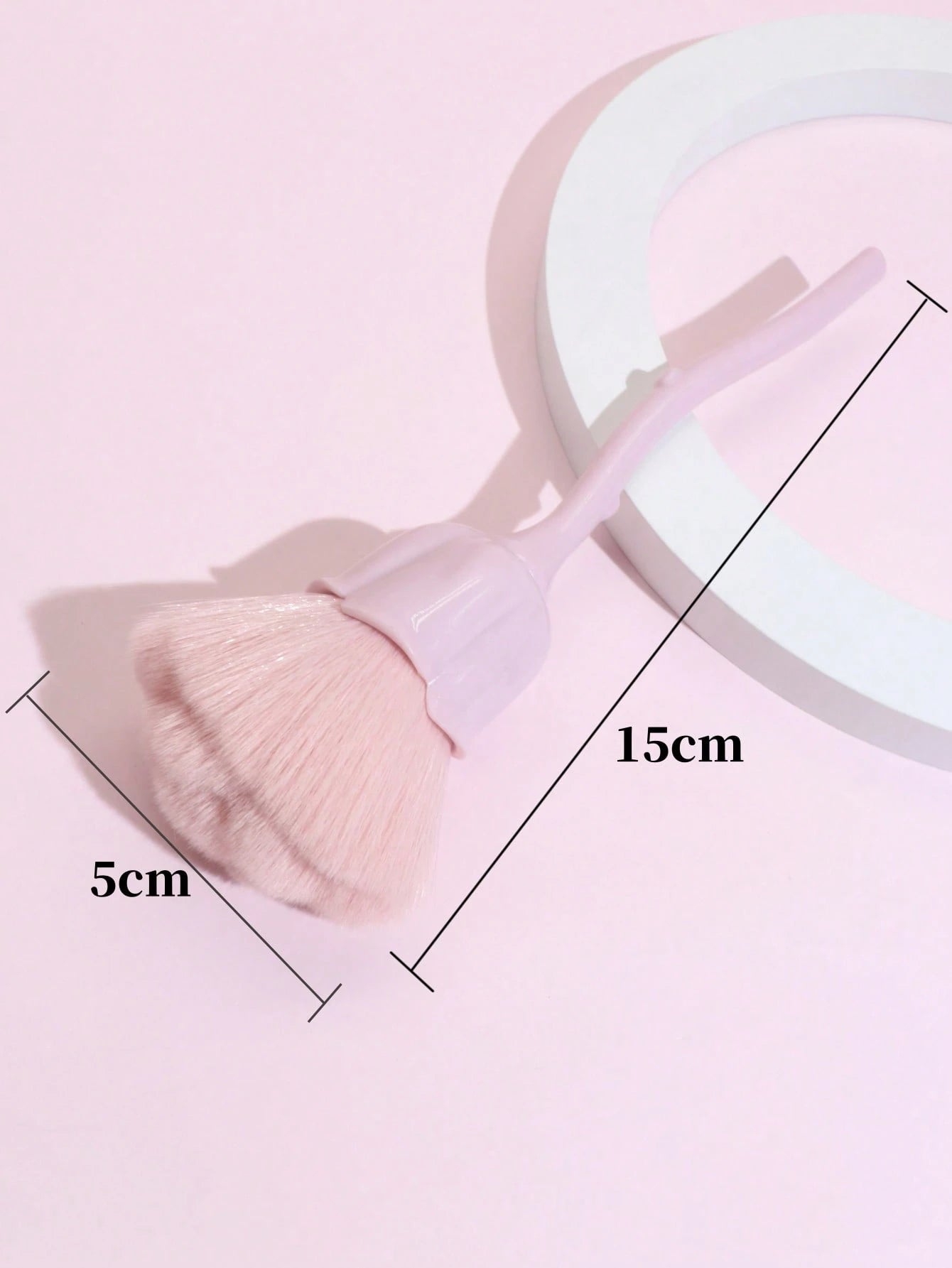 Shein 1pc Large Rose Shaped Blush Brush