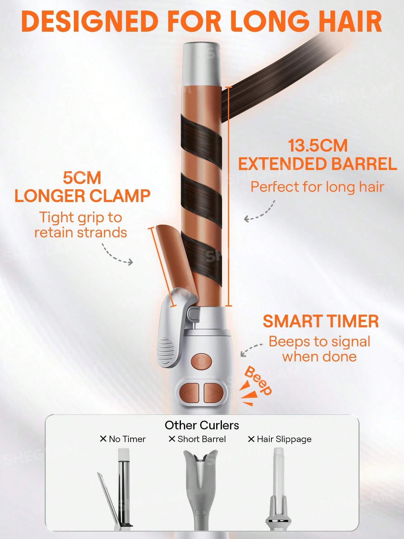 Sheglam Hair It Curl Rotating Curling Iron