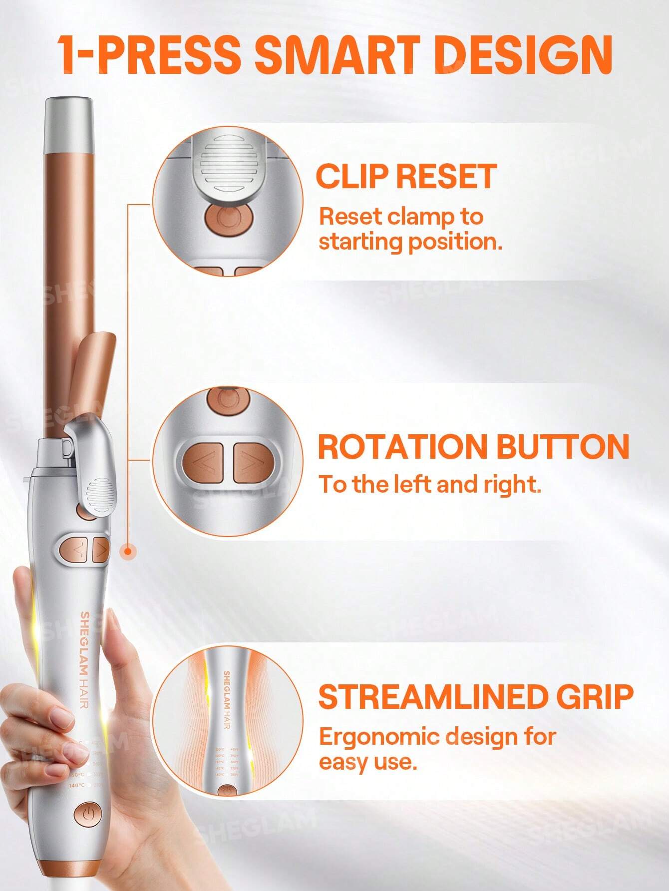 Sheglam Hair It Curl Rotating Curling Iron