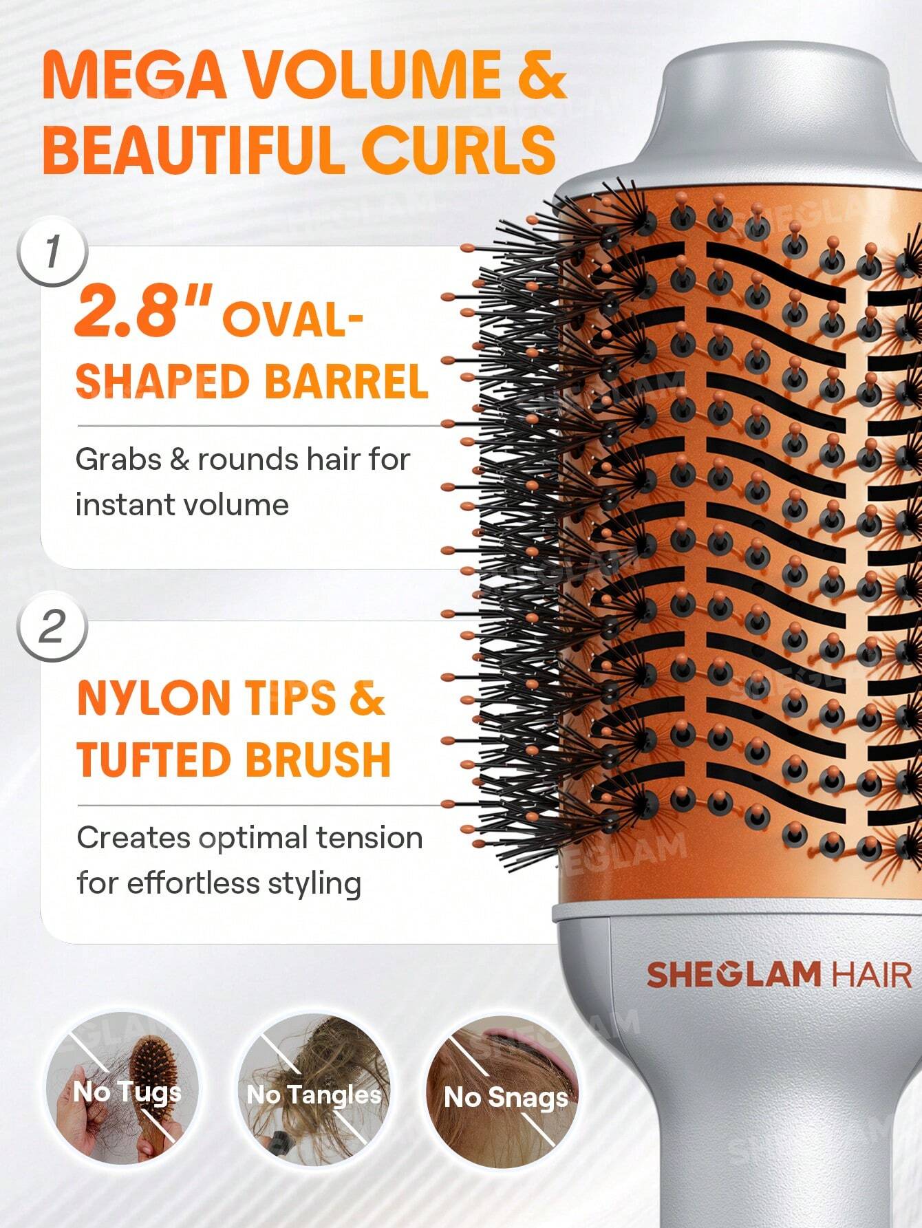 Sheglam Hair  Blowout Bliss Volumizing Hot Air Brush 72mm