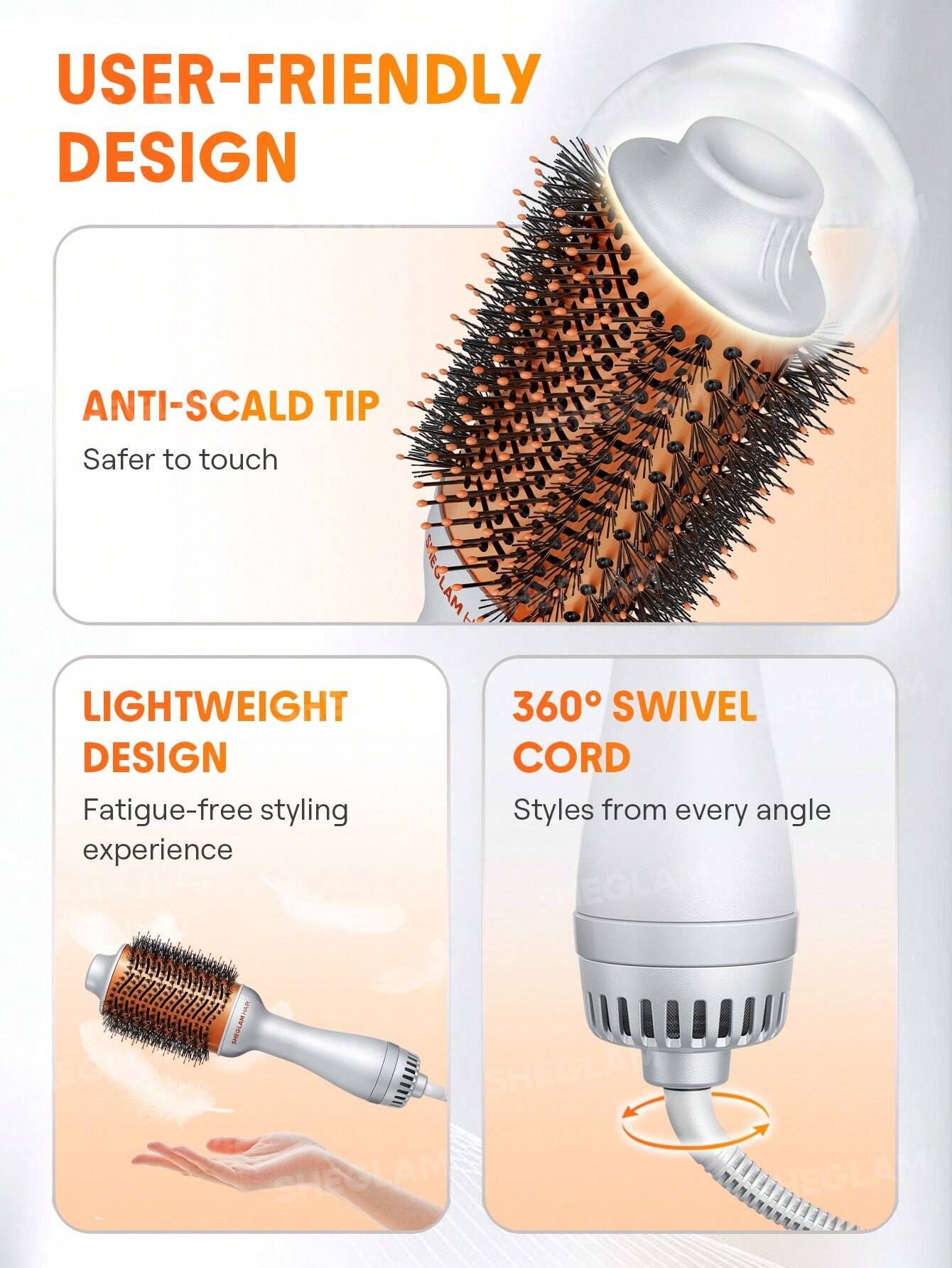 Sheglam Hair  Blowout Bliss Volumizing Hot Air Brush 72mm