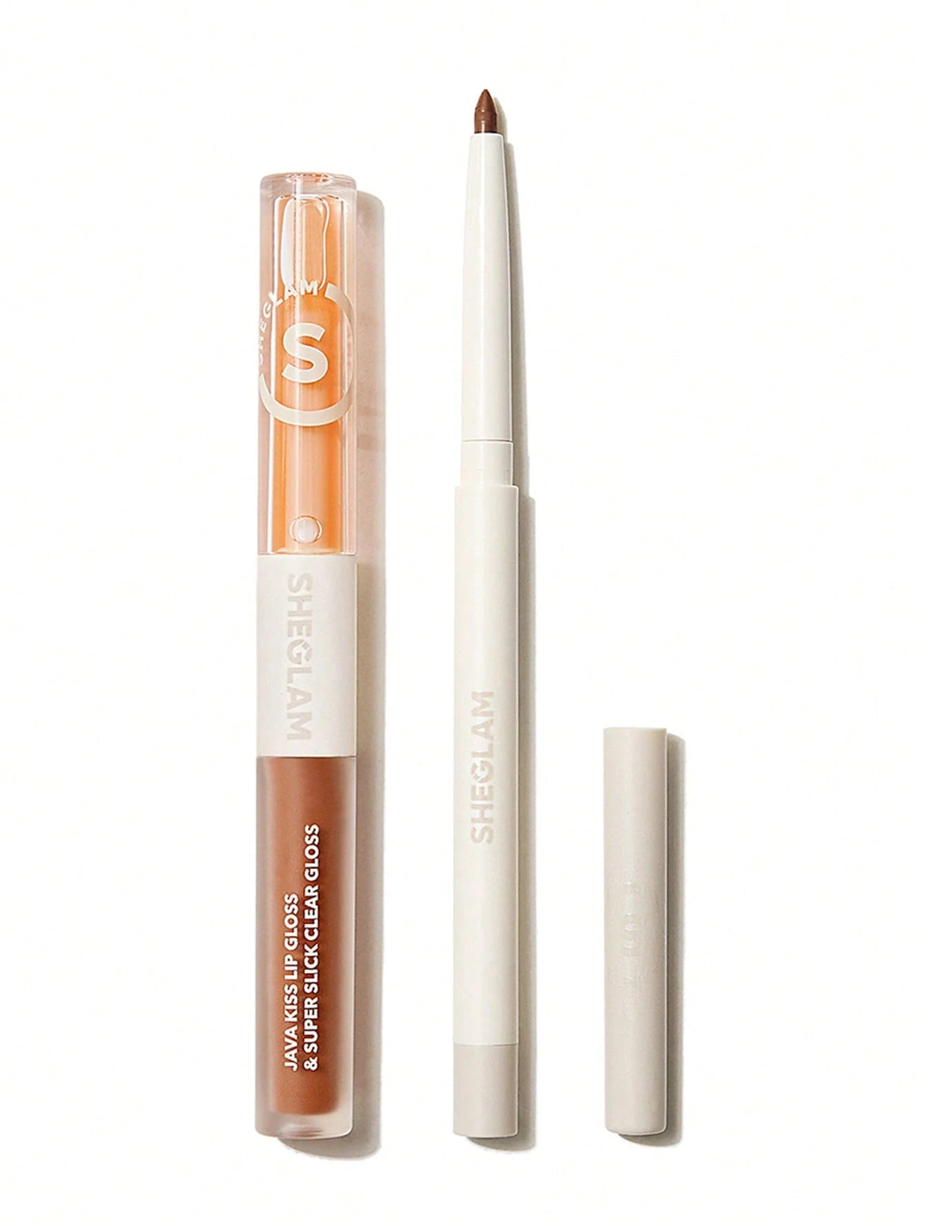 Sheglam 3 in 1 Lip Kit - Soft 90 s Glam and Moody Taupe Lip Liner