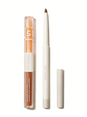 Sheglam 3 in 1 Lip Kit - Soft 90 s Glam and Moody Taupe Lip Liner