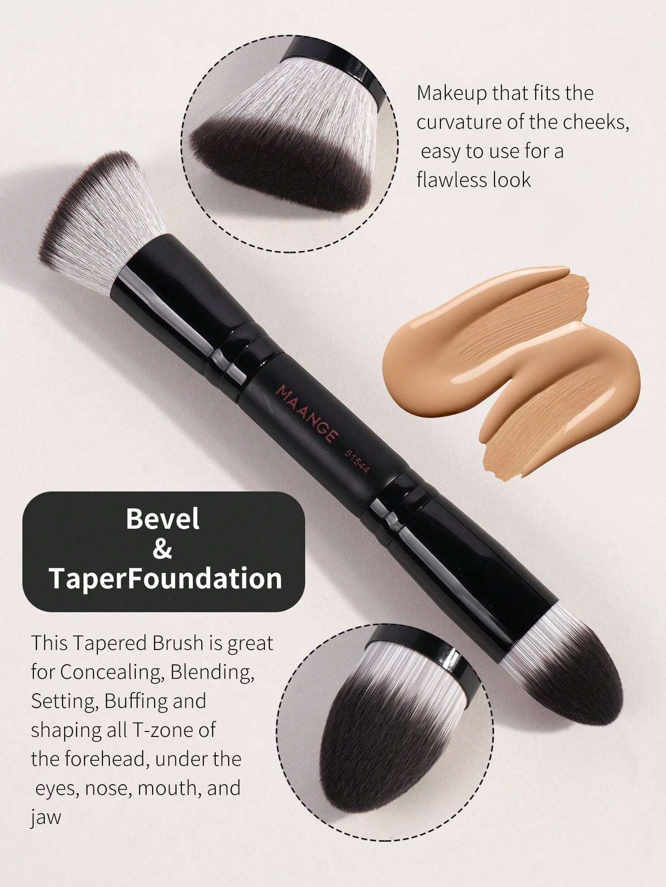 Maange Brush artist black 5Pcs
