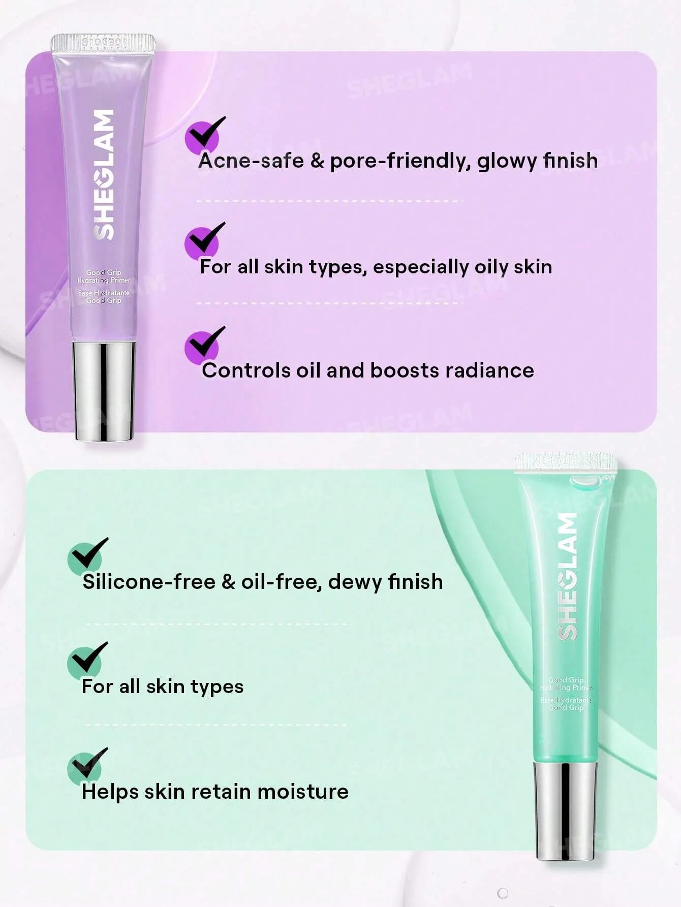 Sheglam Good Grip Hydrating Primer-Blueberry+Aha-Travel Size