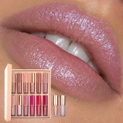 Shein Handaiyan Lip Gloss Set 12 Colors Matte