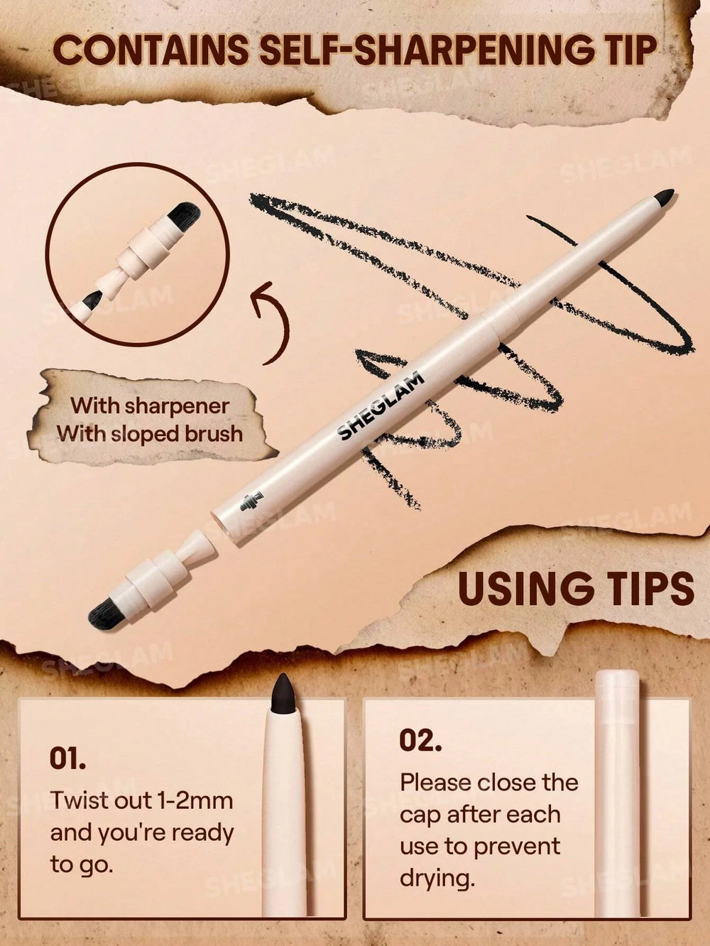 Sheglam Gel Glide Eyeliner Pencil