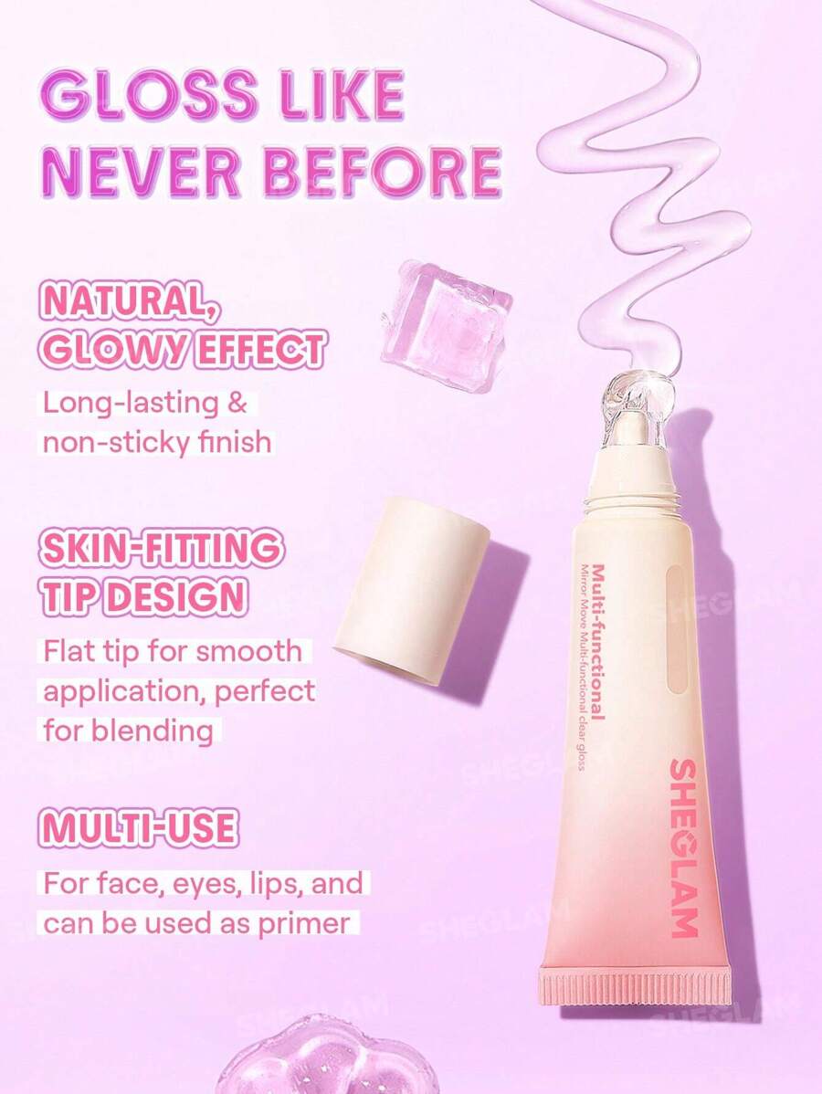 Sheglam Mirror Move Gloss Transparent Multi-Fonctionnel