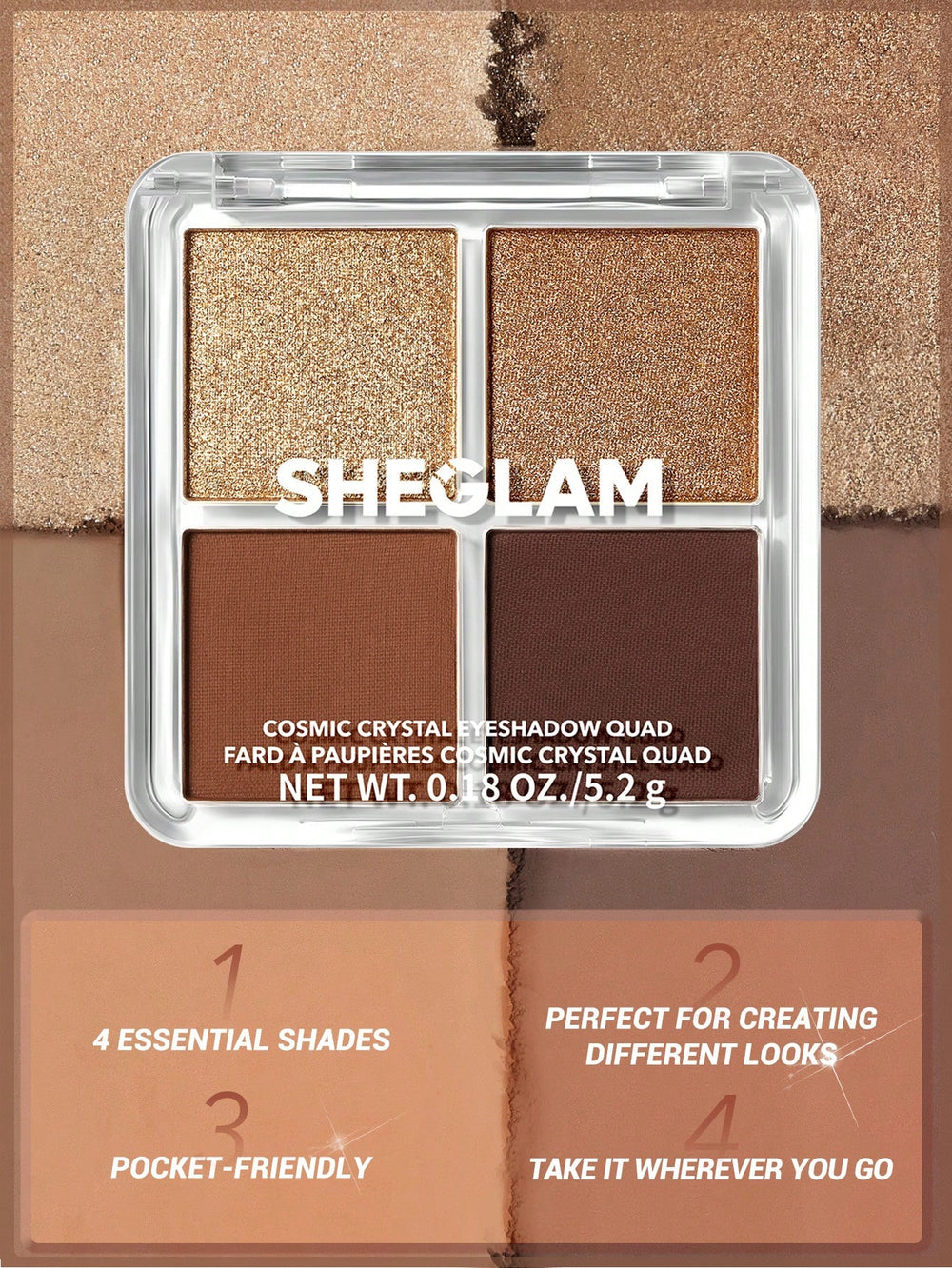 SHEGLAM Cosmic Crystal Eyeshadow Quad