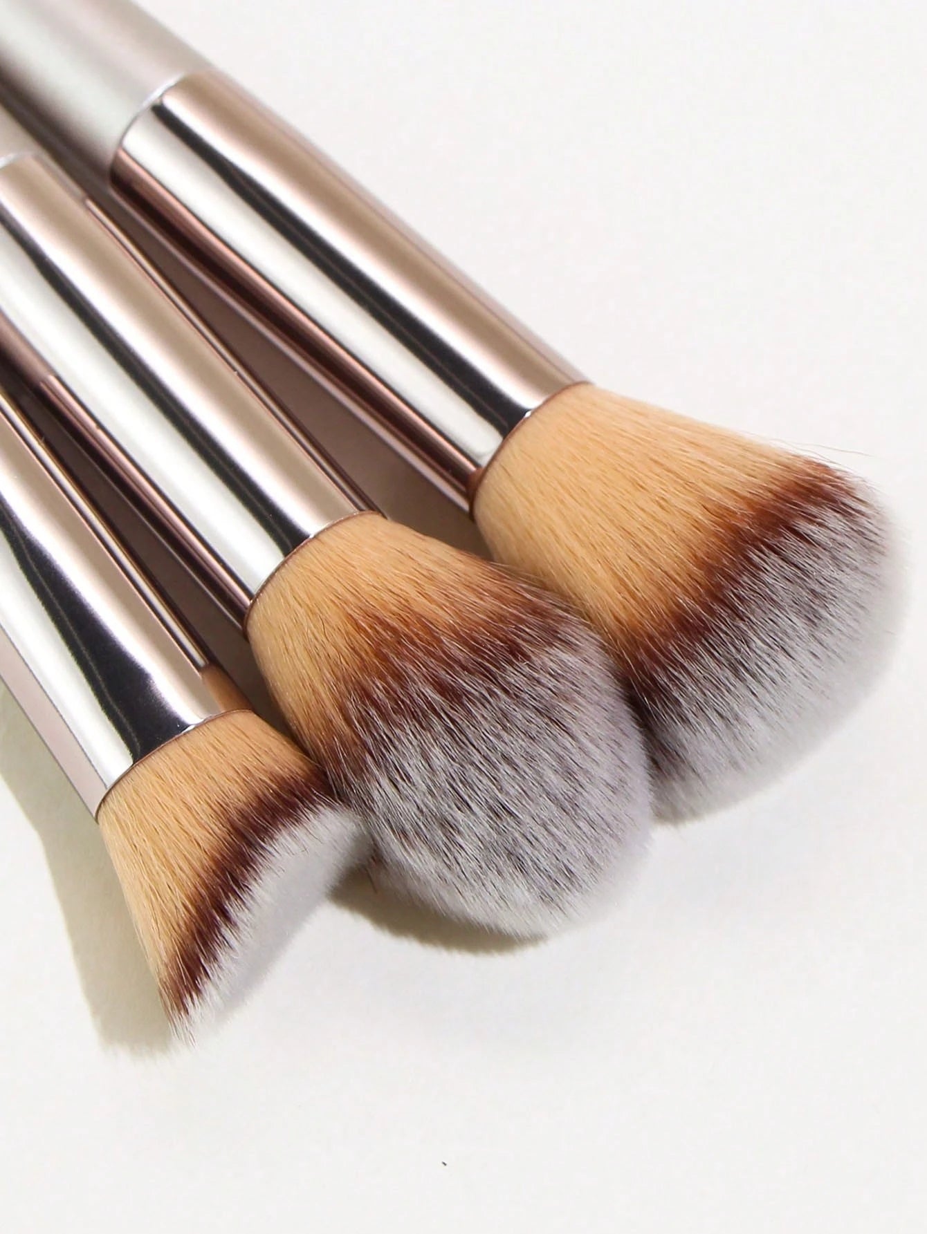 Shein 10 Piece Makeup Brush Set + Powder Puff