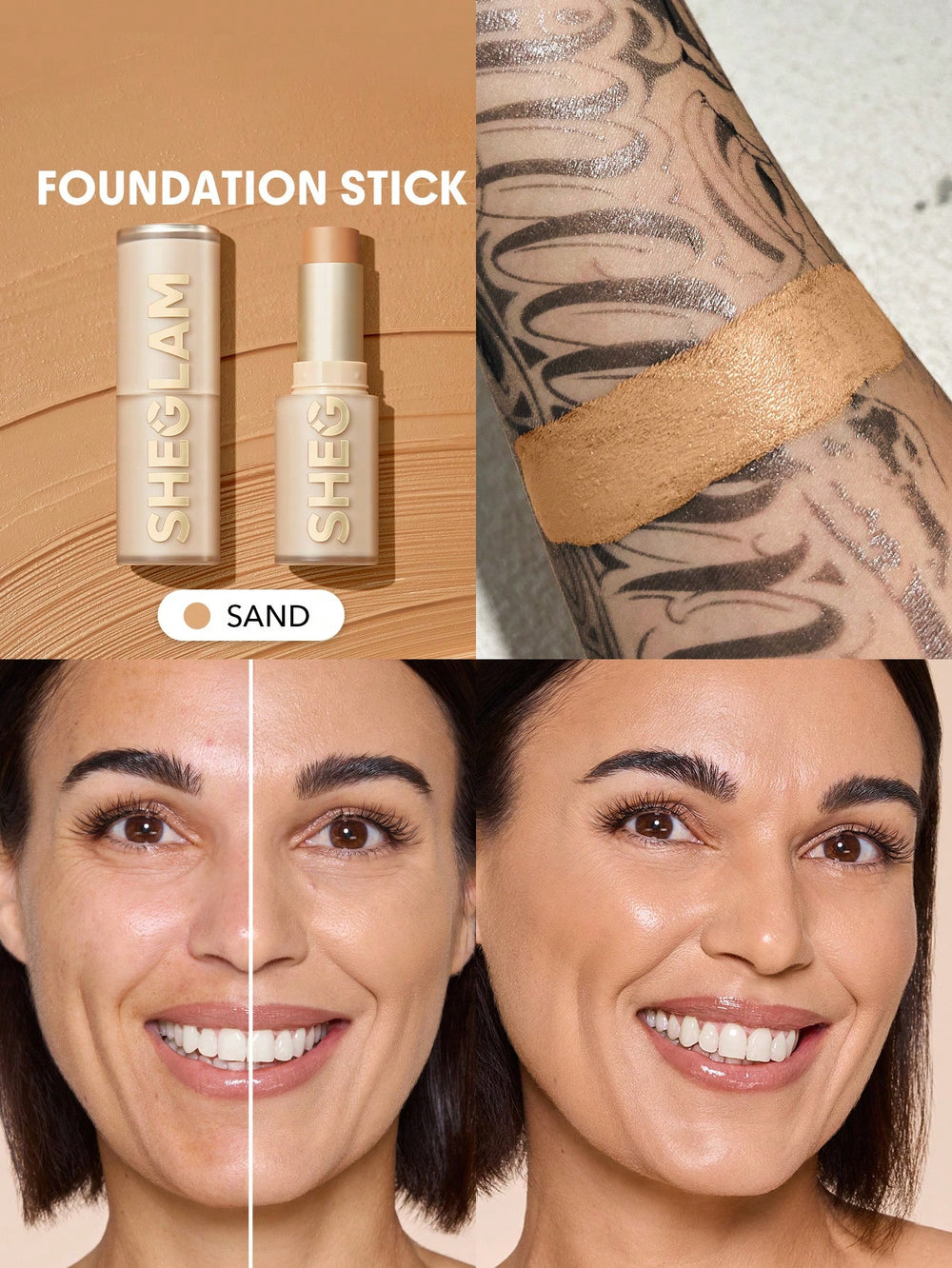 Sheglam Skin magnet high coverage foundation stick