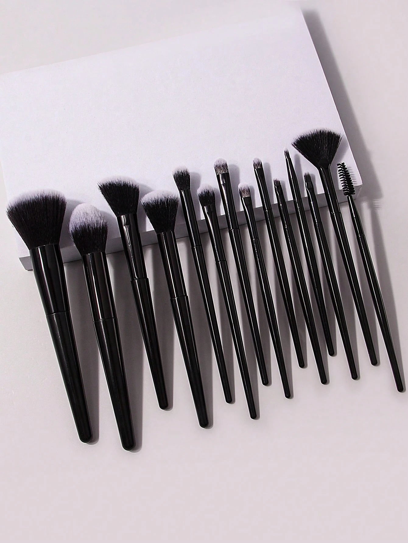 Shein 14Pcs Makeup Brush Black