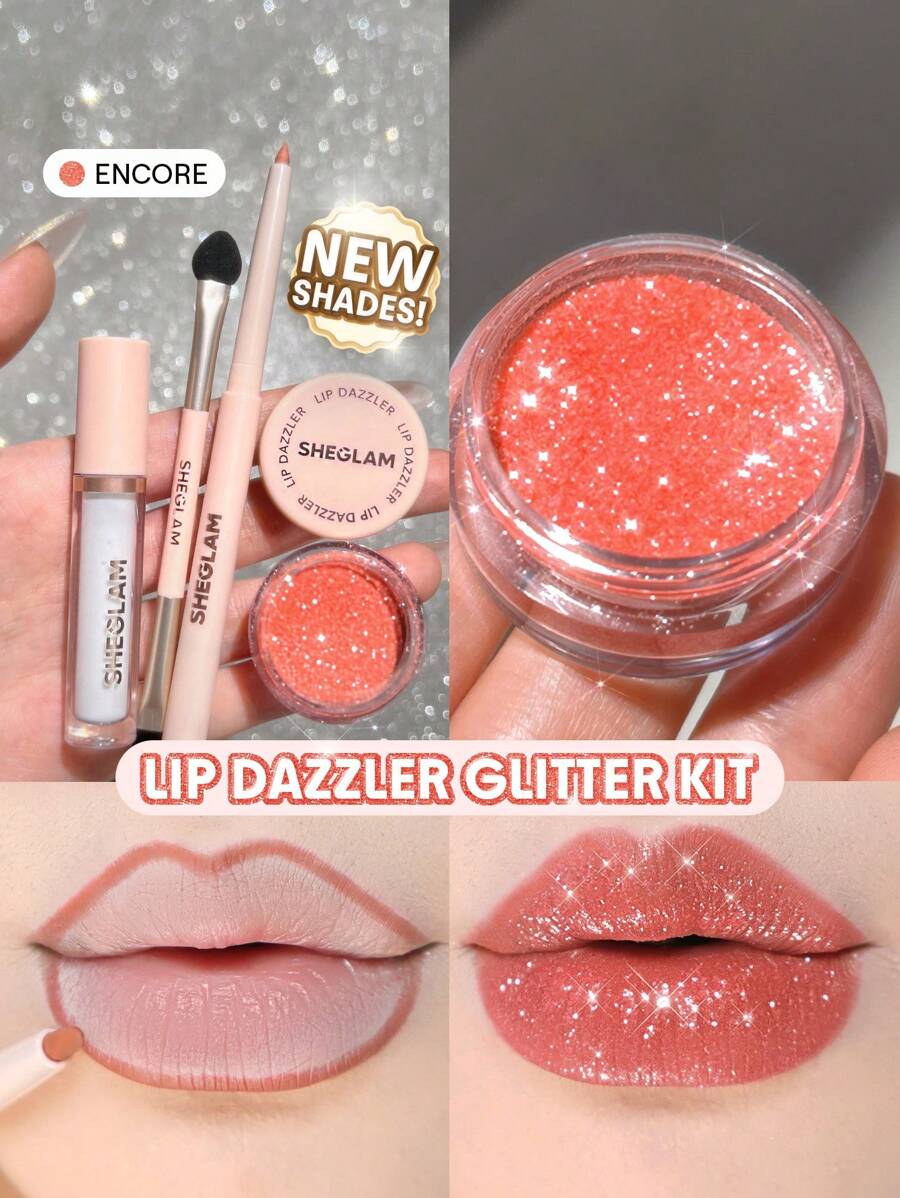 Sheglam Lip Dazzler Glitter Lip Kit