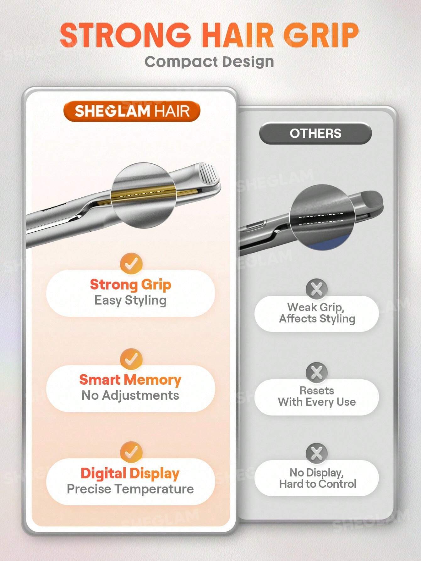 Sheglam Sleek Chic Twist Kiss Flat Iron 25 mm