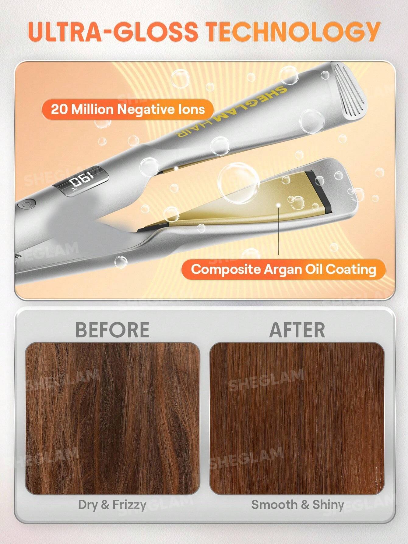 Sheglam Sleek Chic Twist Kiss Flat Iron 25 mm