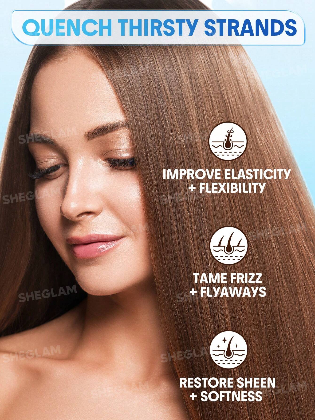 Sheglam Hair Coconut Smoothie Moisturizing Hair Mask 80g