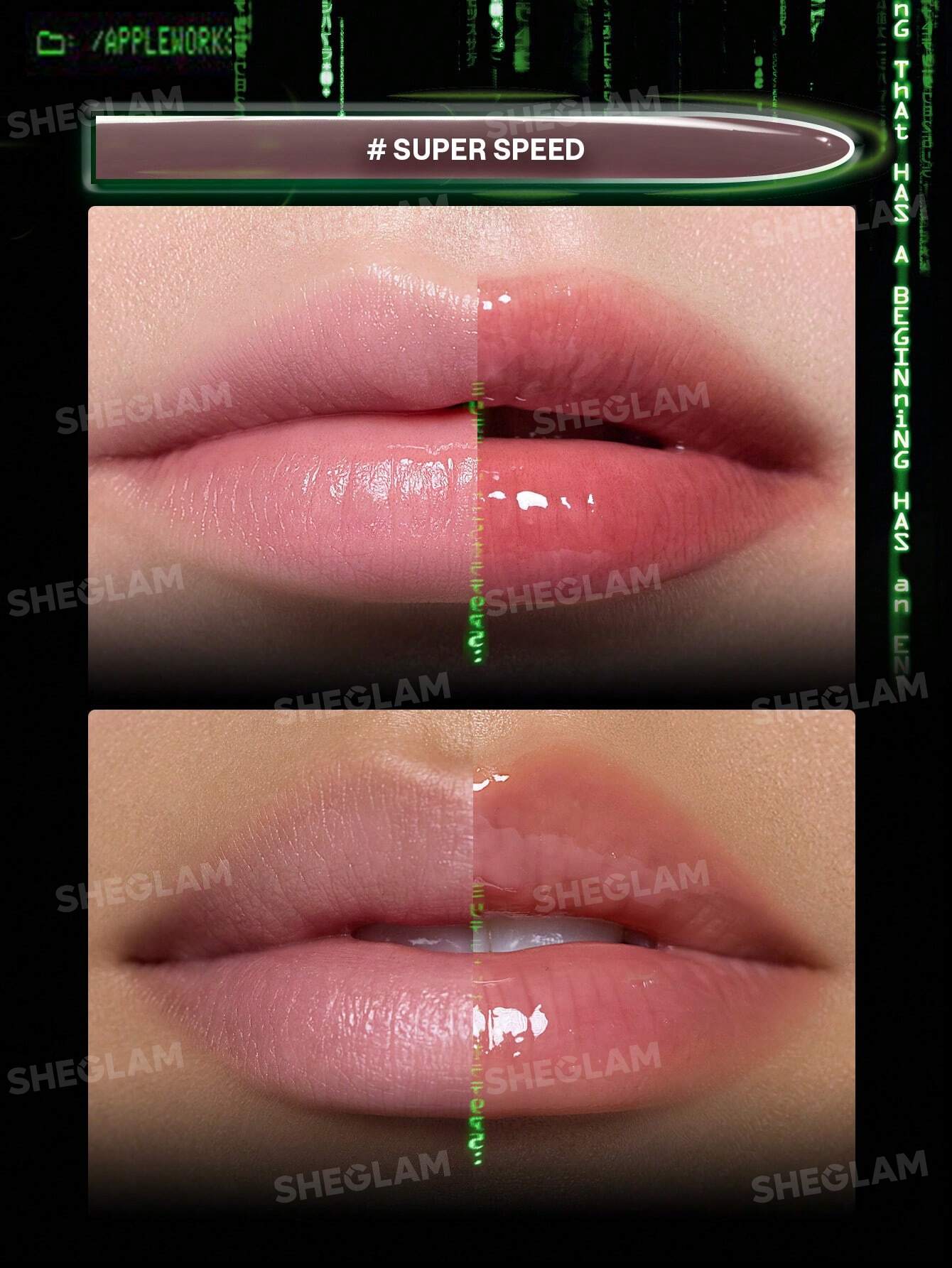 SHEGLAM The Matrix Resurrections Slowmo lip gloss