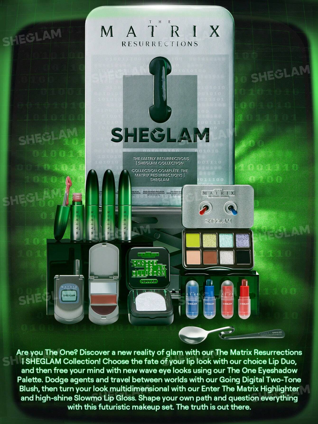 SHEGLAM The Matrix Resurrections Slowmo lip gloss