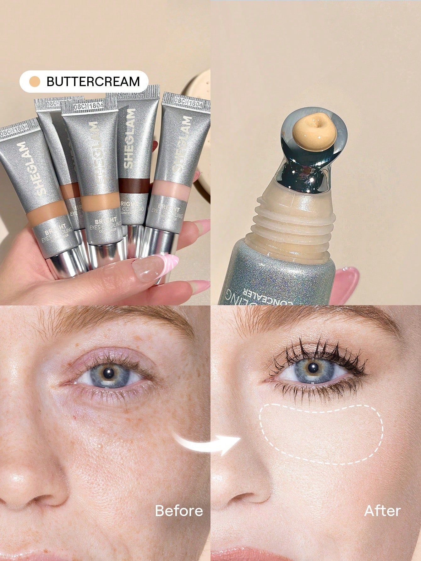 Sheglam Bright Eyes Cooling Concealer