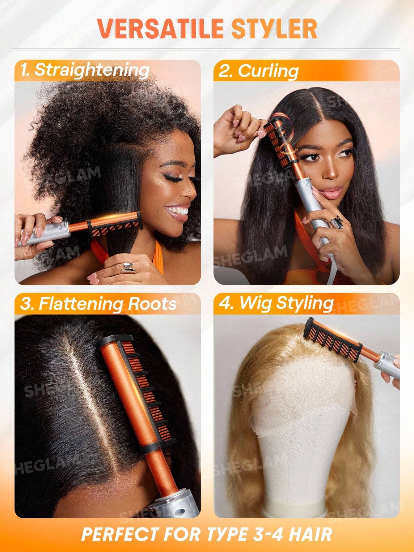 Sheglam Anti-Burn Hot Comb