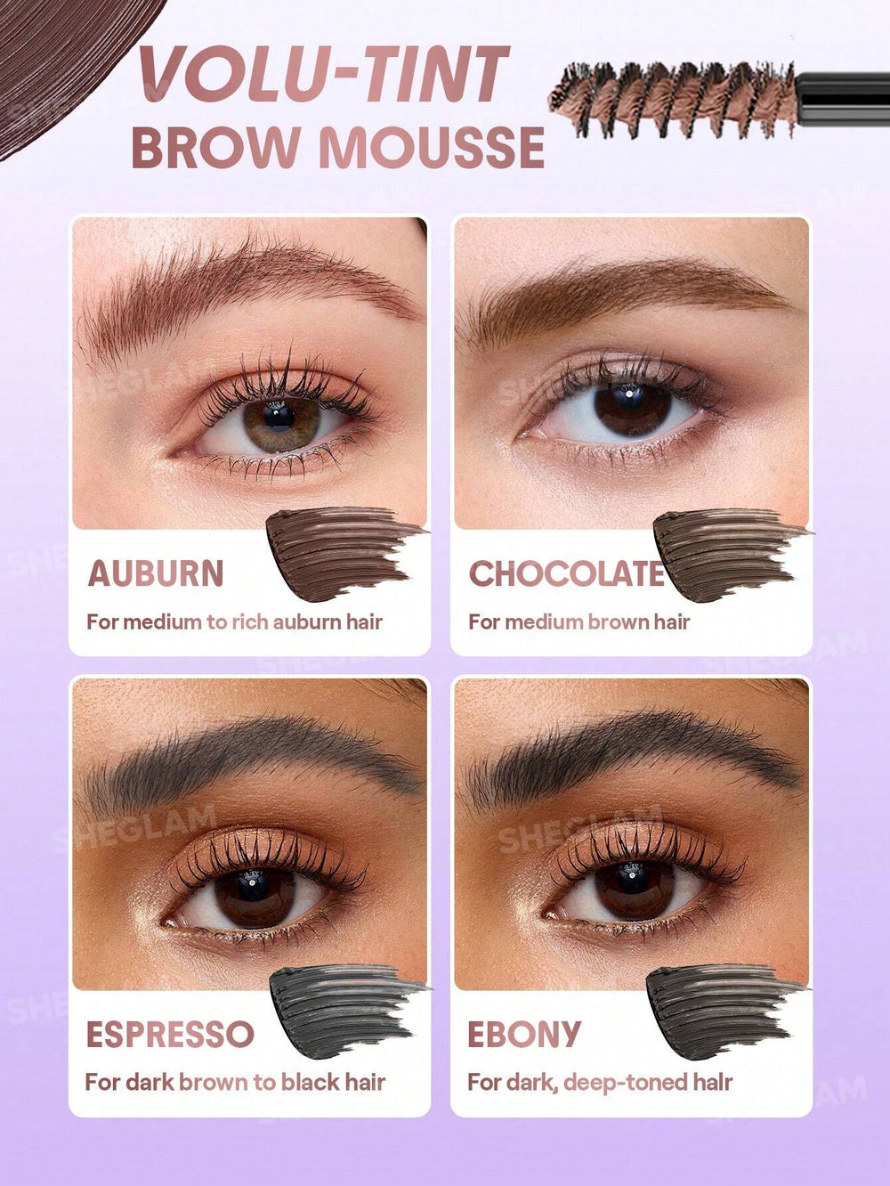 Sheglam Airy Tinted Volumizing Brow Mousse