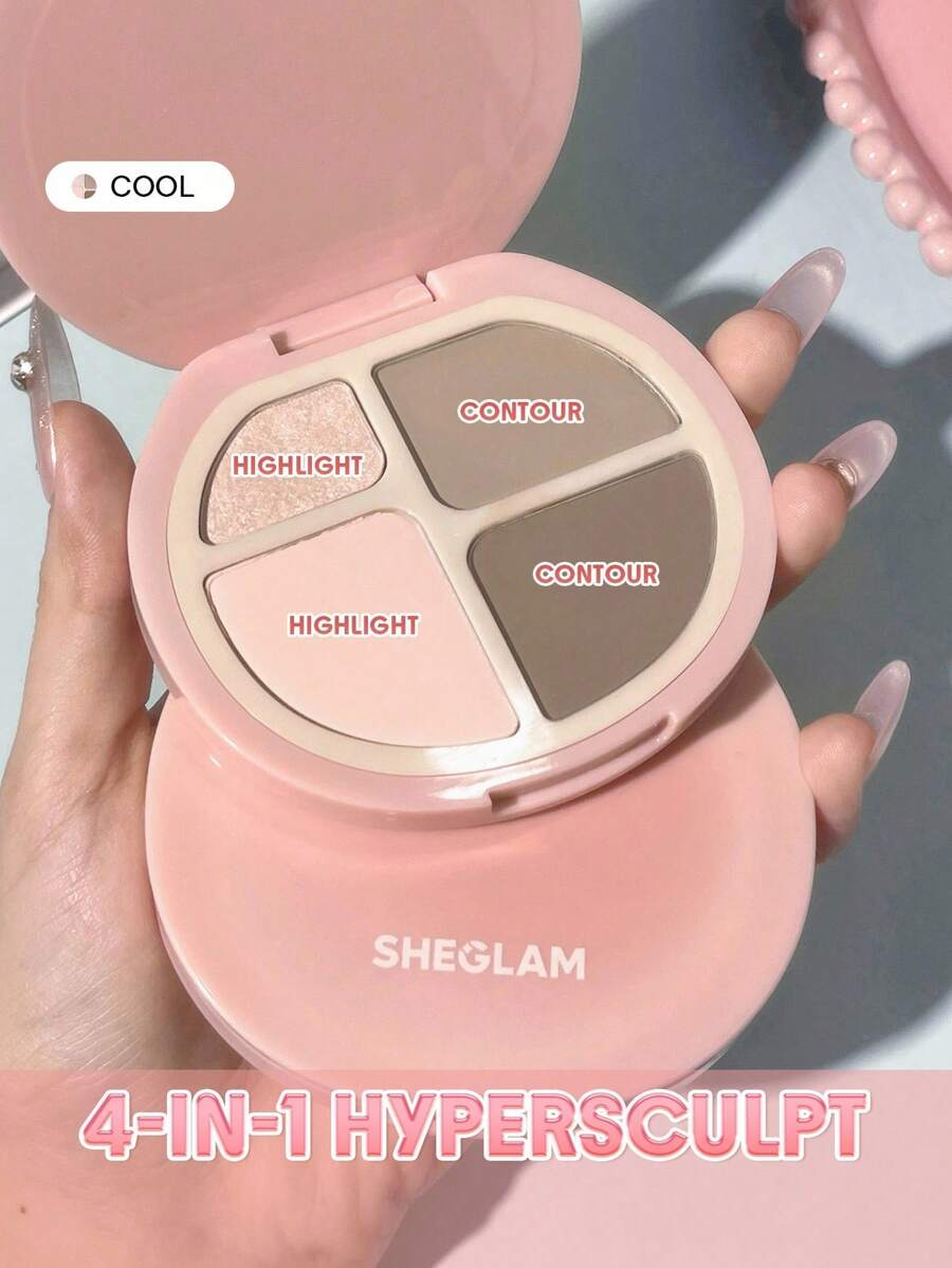 SHEGLAM hypersculpt highlight contour palette