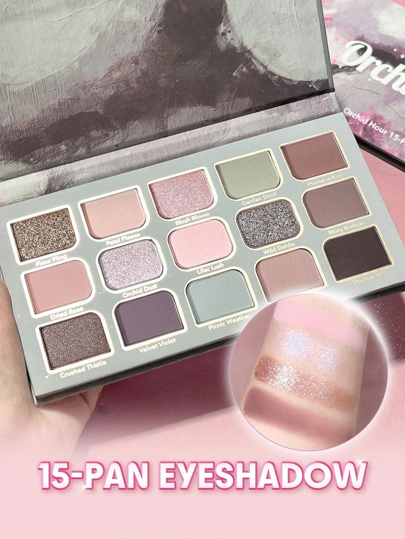 Sheglam Eyeshadow 15-pan palette