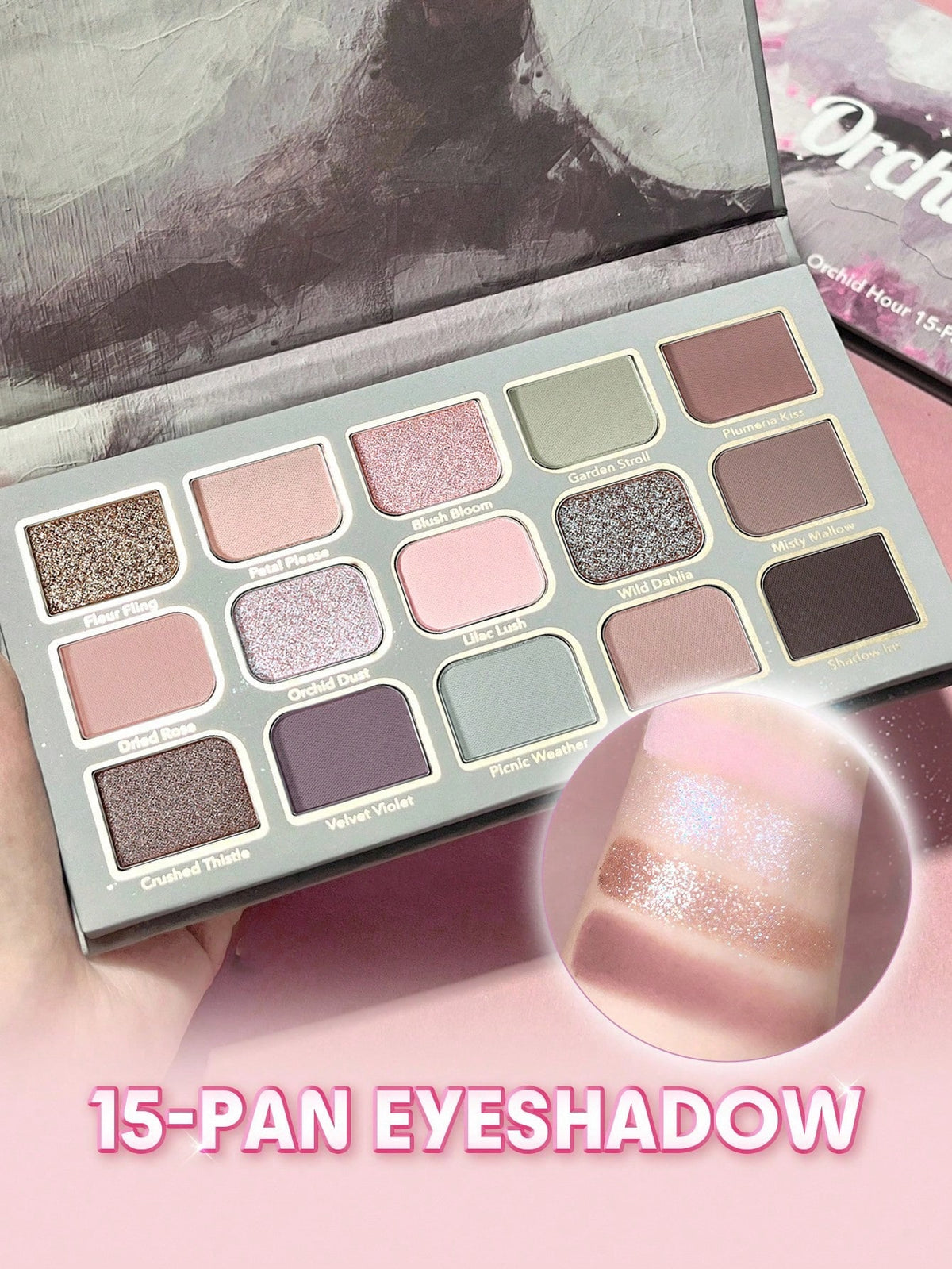 Sheglam Eyeshadow 15-pan palette