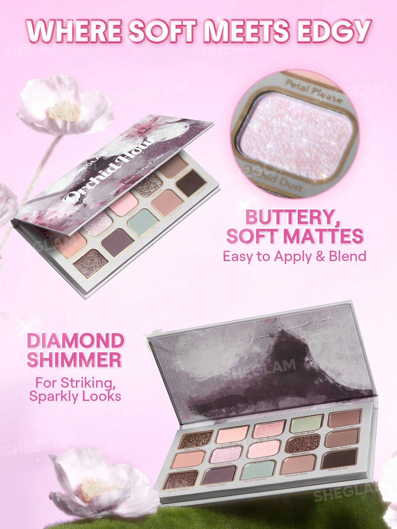 Sheglam Eyeshadow 15-pan palette
