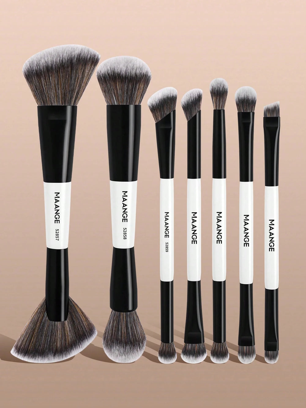 Maange Brush artist Black and White 7Pcs