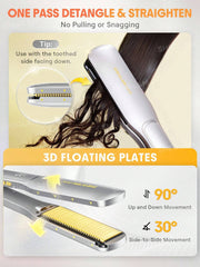 Sheglam Hair Sleek Chic Wide Glide Straightener 38 mm