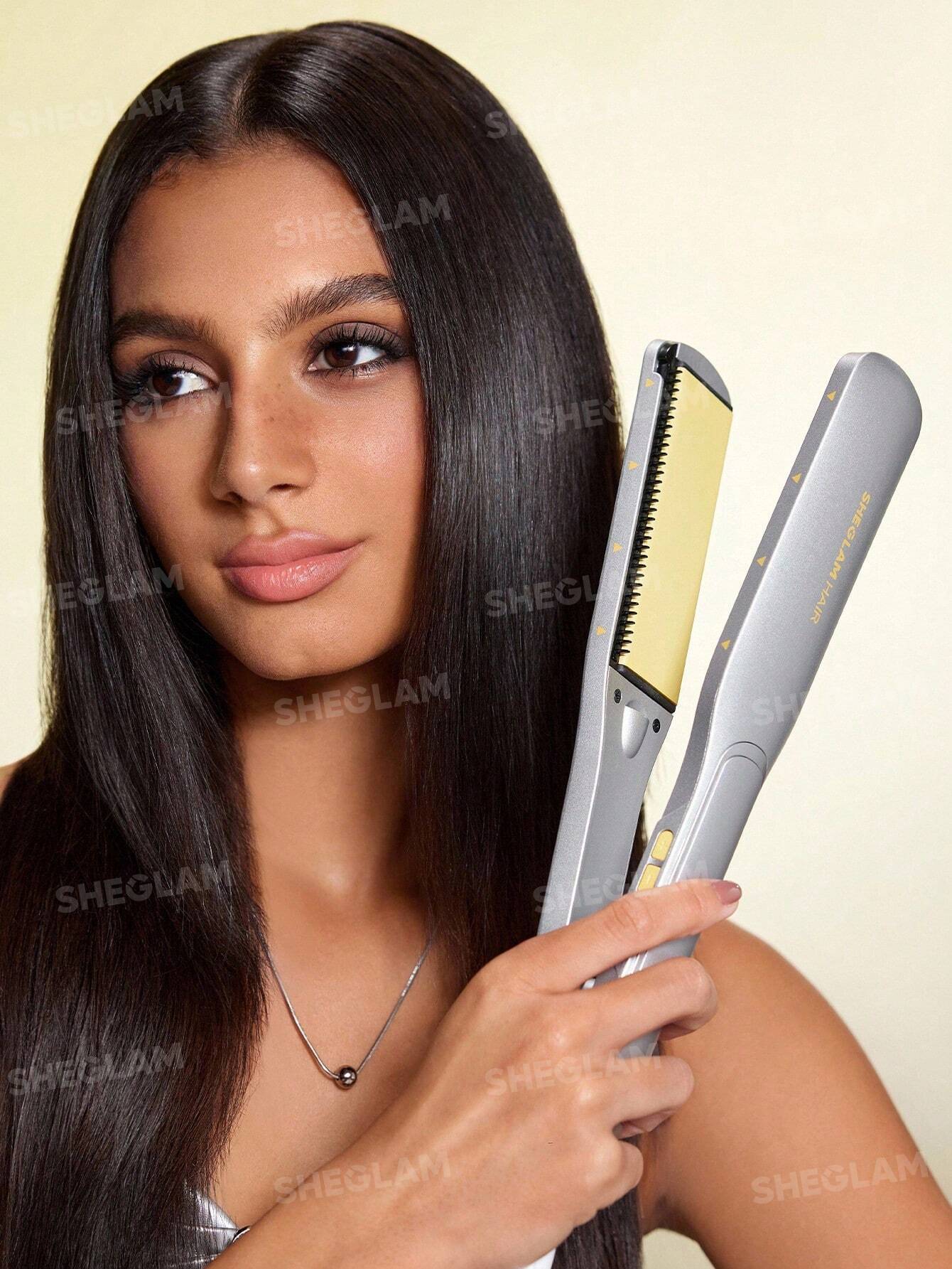 Sheglam Hair Sleek Chic Wide Glide Straightener 38 mm