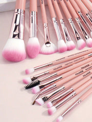 Maange 20Pcs Professional Makeup Brushes Pink
