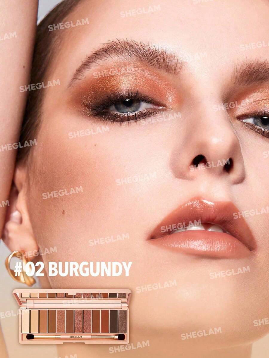 SHEGLAM Burgundy Palette 12-Color Matte Eyeshadow