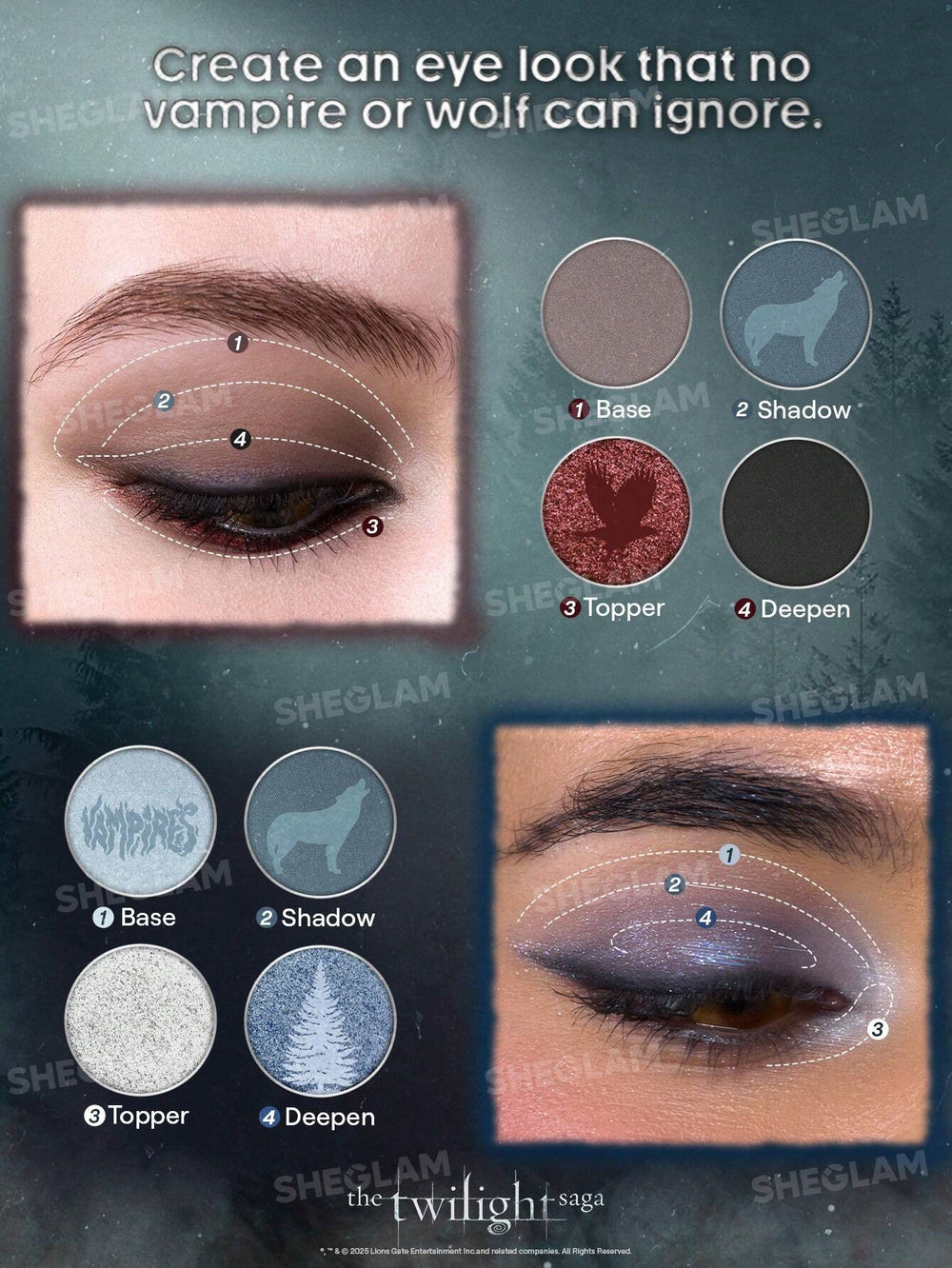 The Twilight Saga X SHEGLAM Eternal Love Palette 7.6g