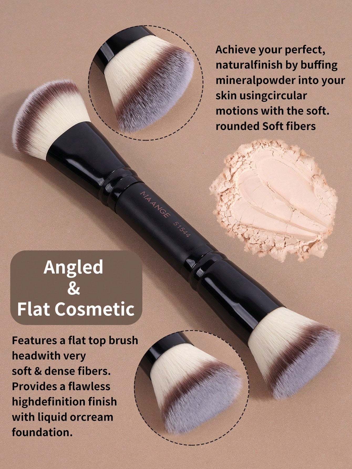 MAANGE 4/11 Piece Multifunctional Makeup Brush Set