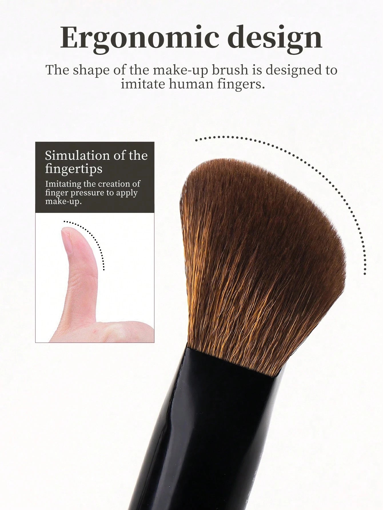 Shein Maange Makeup Brush Set 18 Pcs With Bag Black