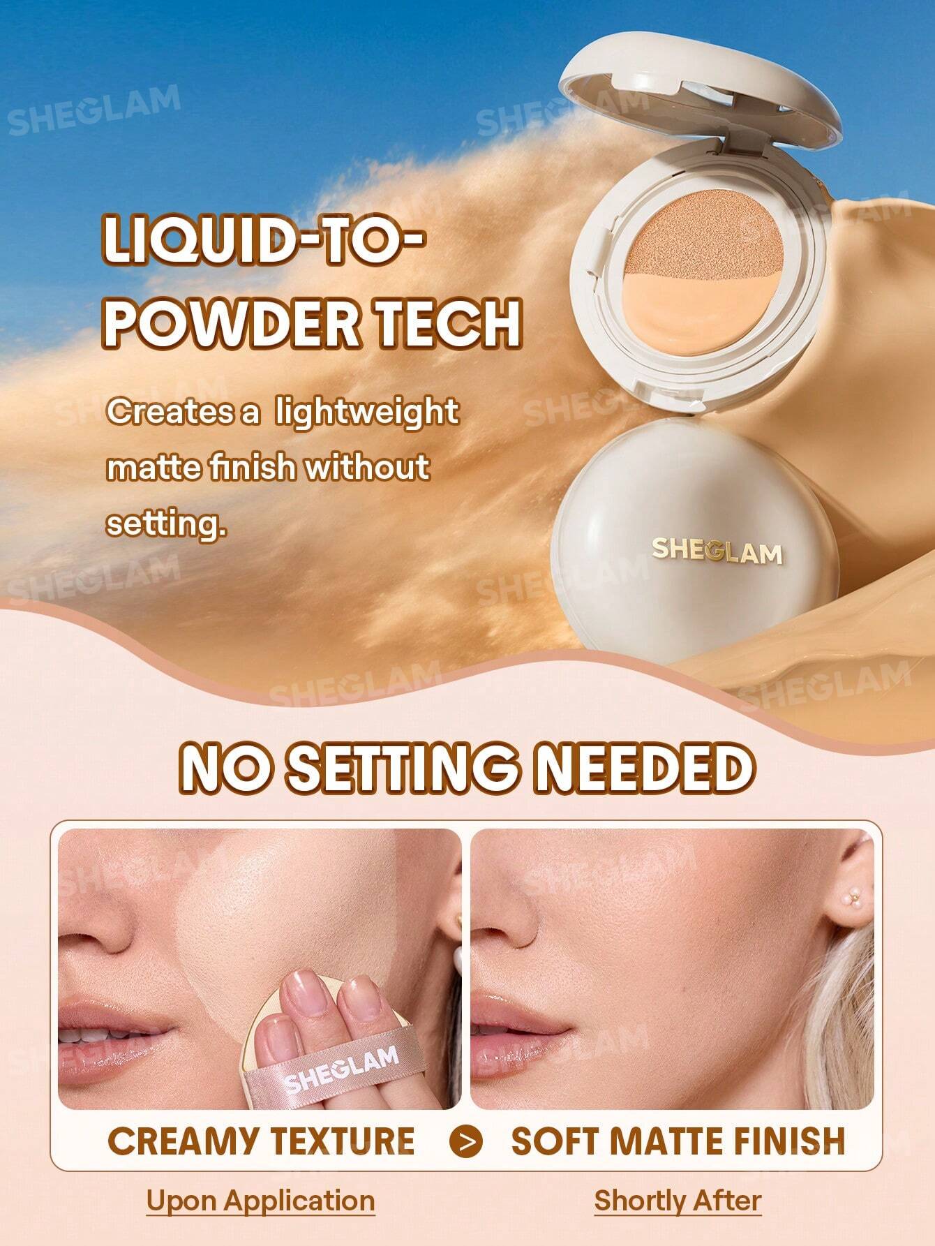 Sheglam Lock And Go Long Lasting Cushion Foundation
