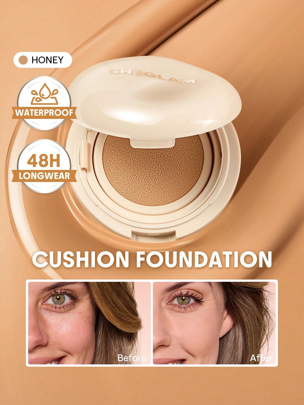Sheglam Lock And Go Long Lasting Cushion Foundation