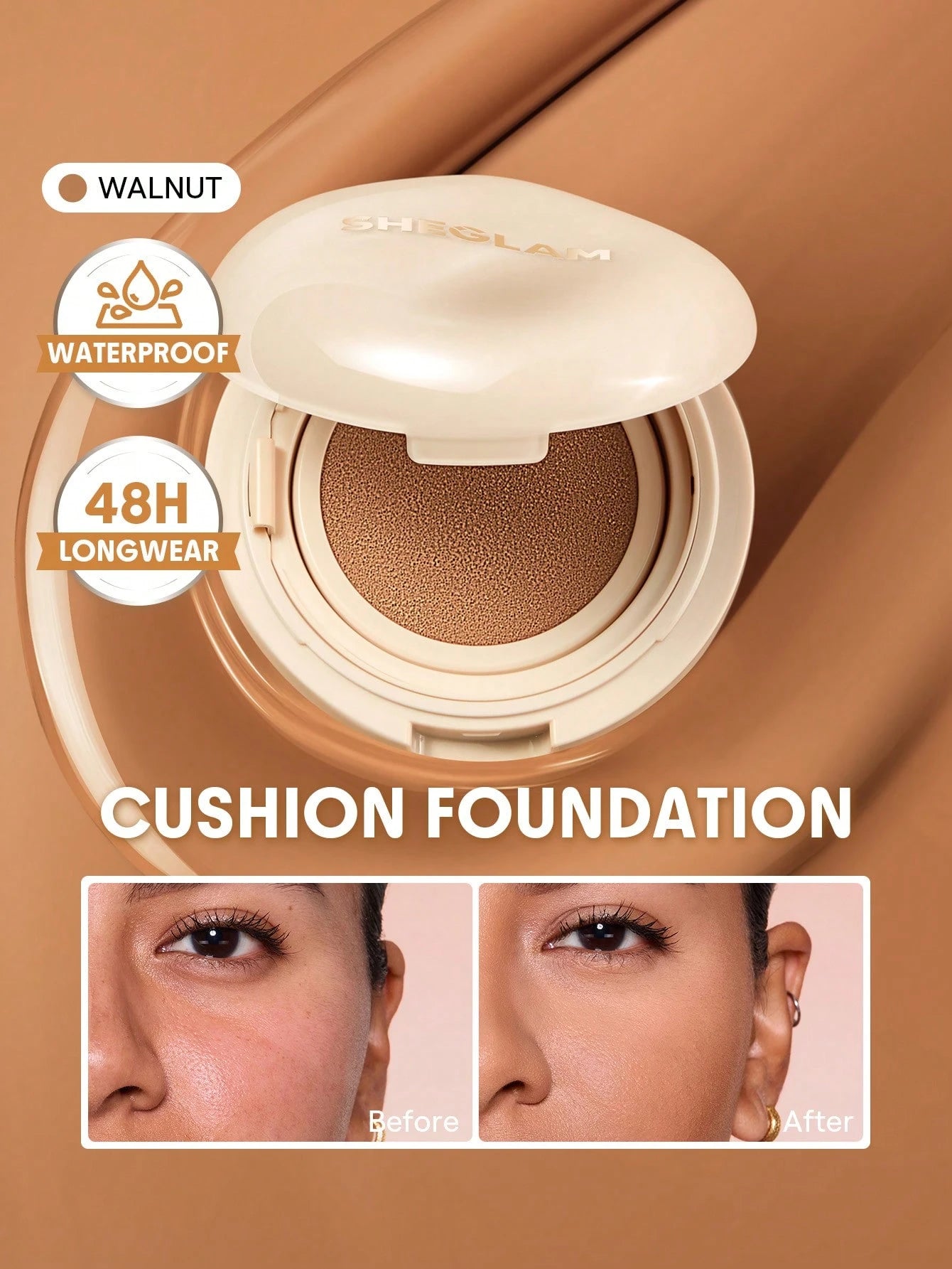 Sheglam Lock And Go Long Lasting Cushion Foundation