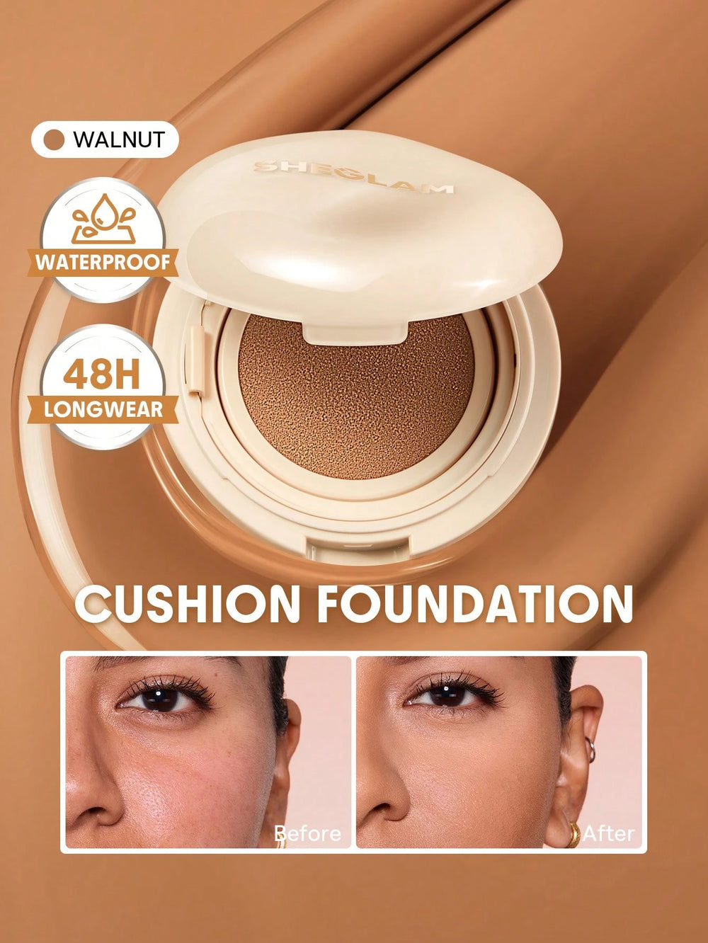 Sheglam Lock And Go Long Lasting Cushion Foundation
