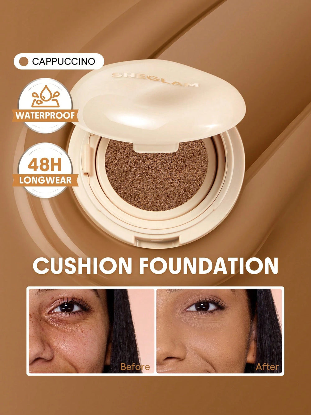 Sheglam Lock And Go Long Lasting Cushion Foundation