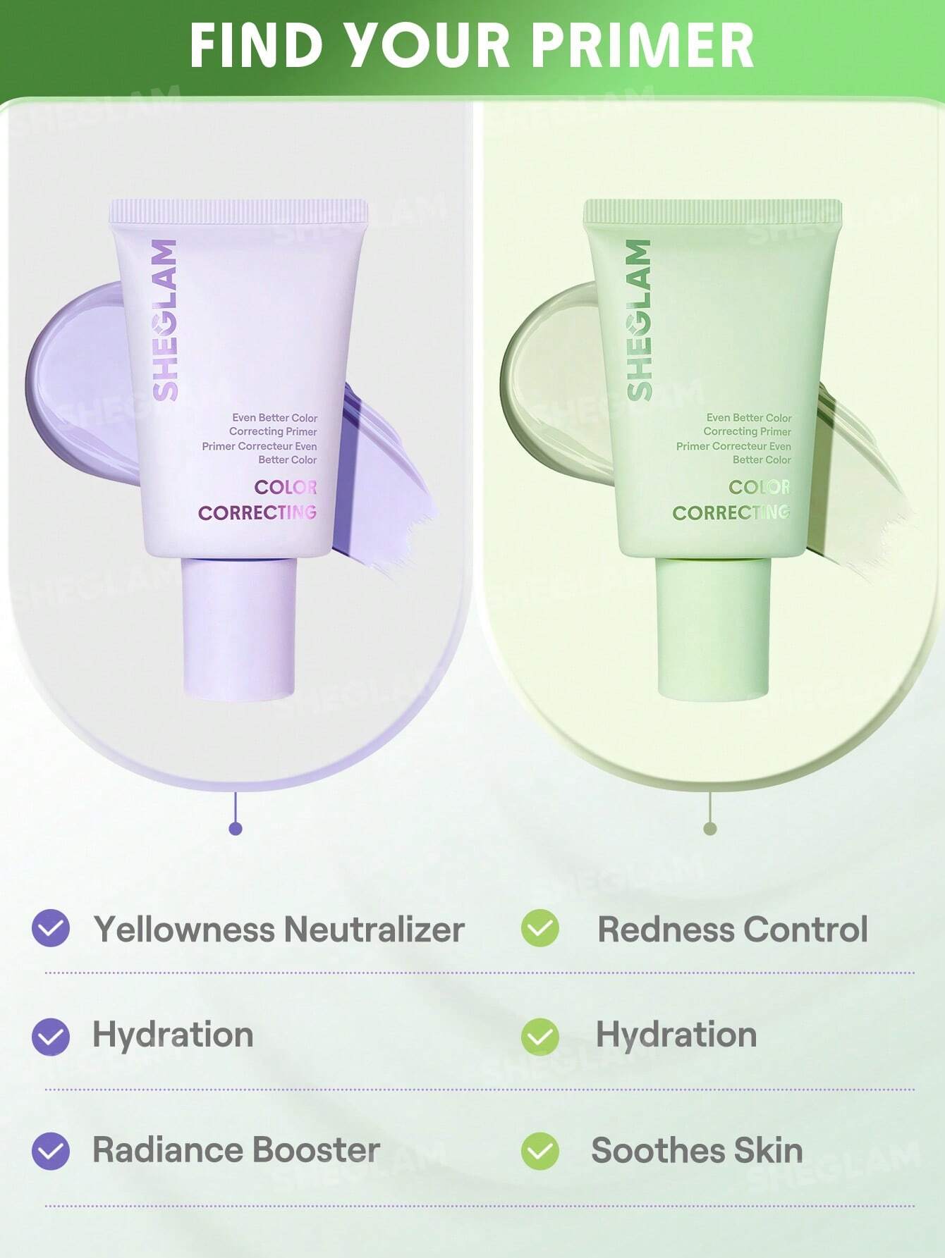Sheglam color correcting even better primer 30g