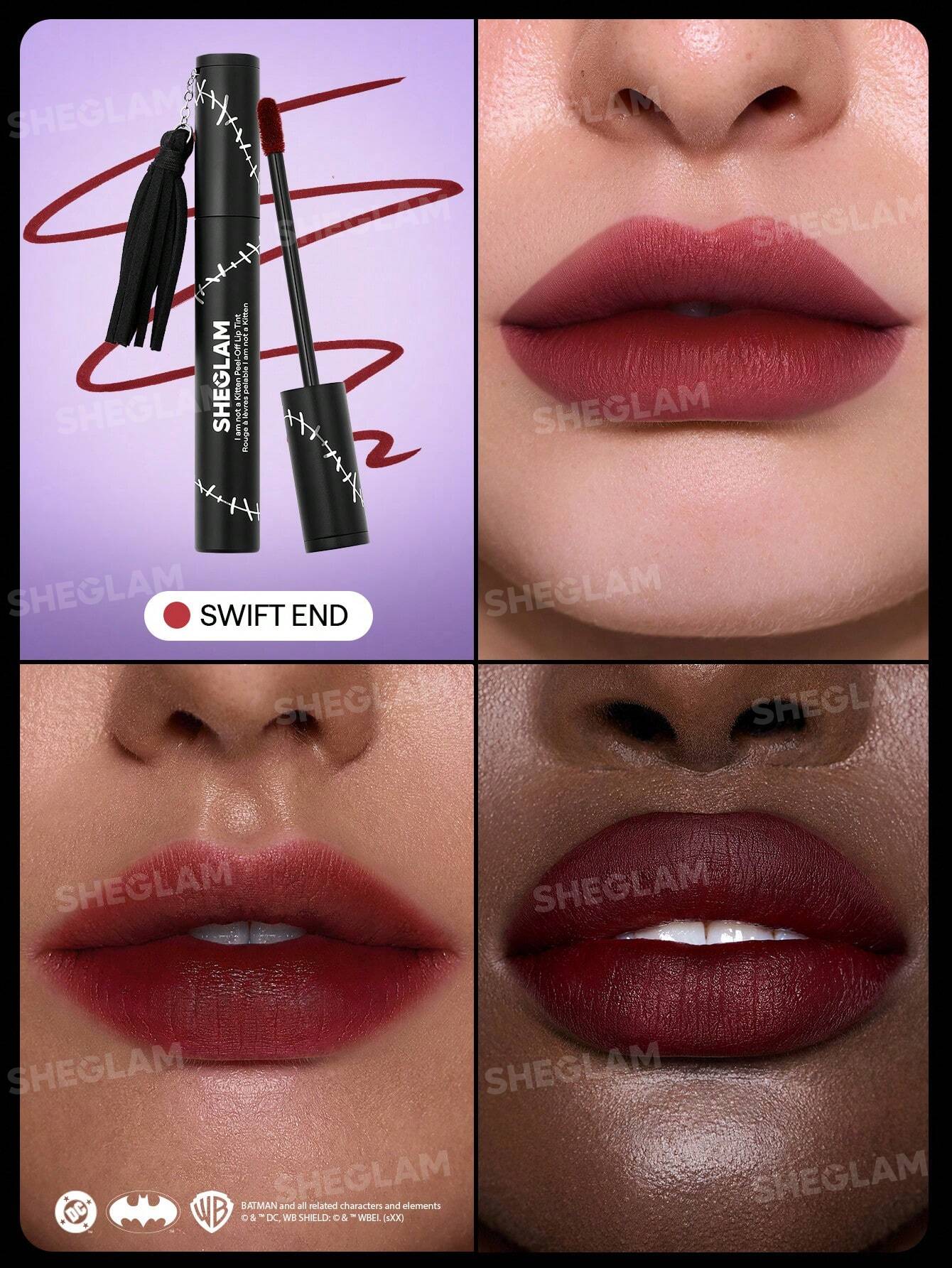 SHEGLAM CATWOMAN I Am Not A Kitten Peel-Off Lip Tint