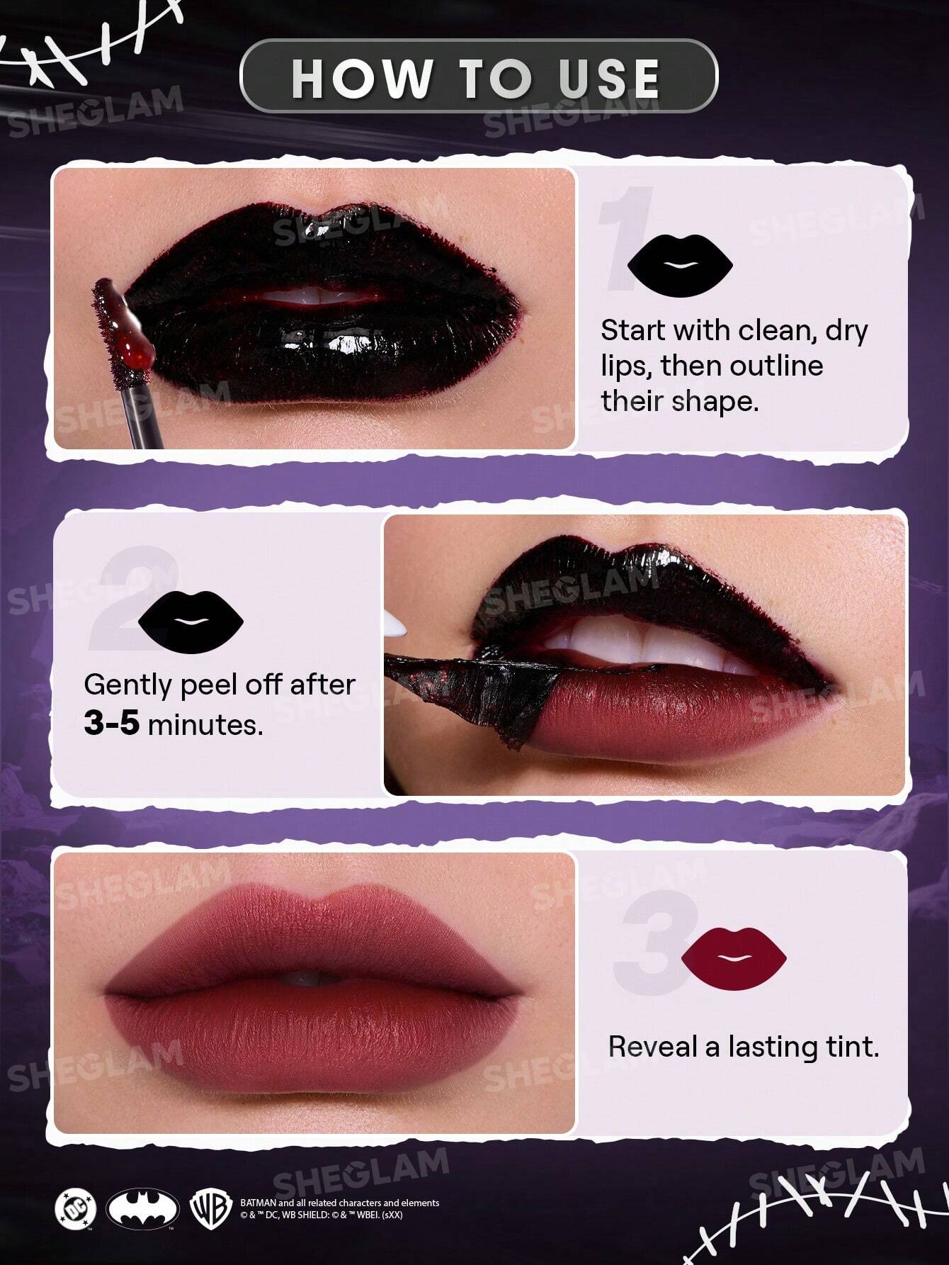 SHEGLAM CATWOMAN I Am Not A Kitten Peel-Off Lip Tint