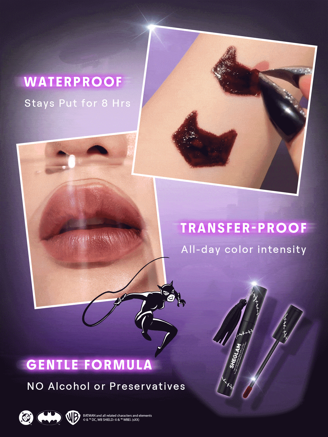 SHEGLAM CATWOMAN I Am Not A Kitten Peel-Off Lip Tint