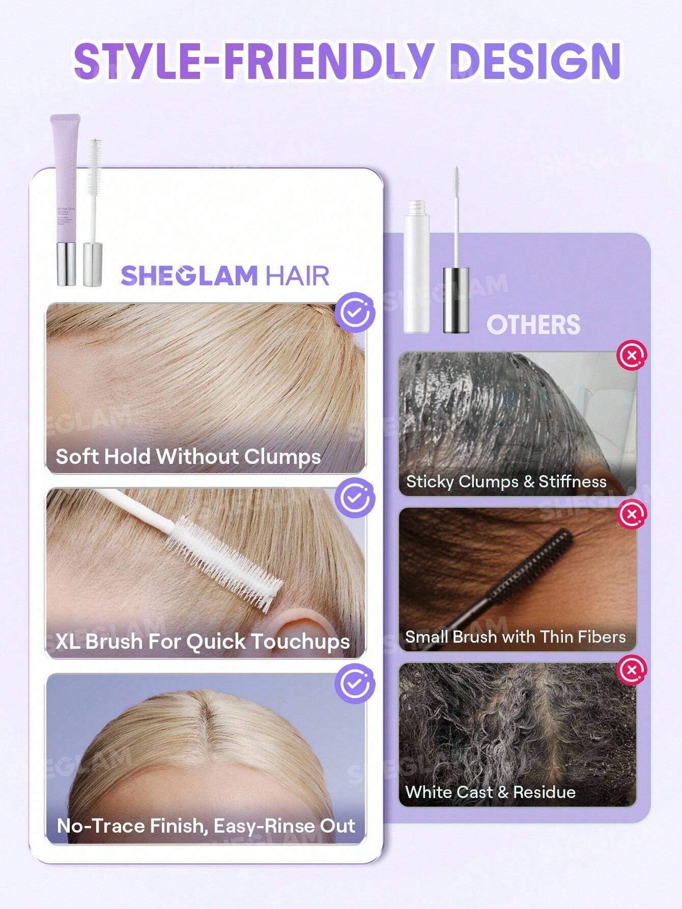 Sheglam Hair On The Glow Style Keeper Hair Mascara
