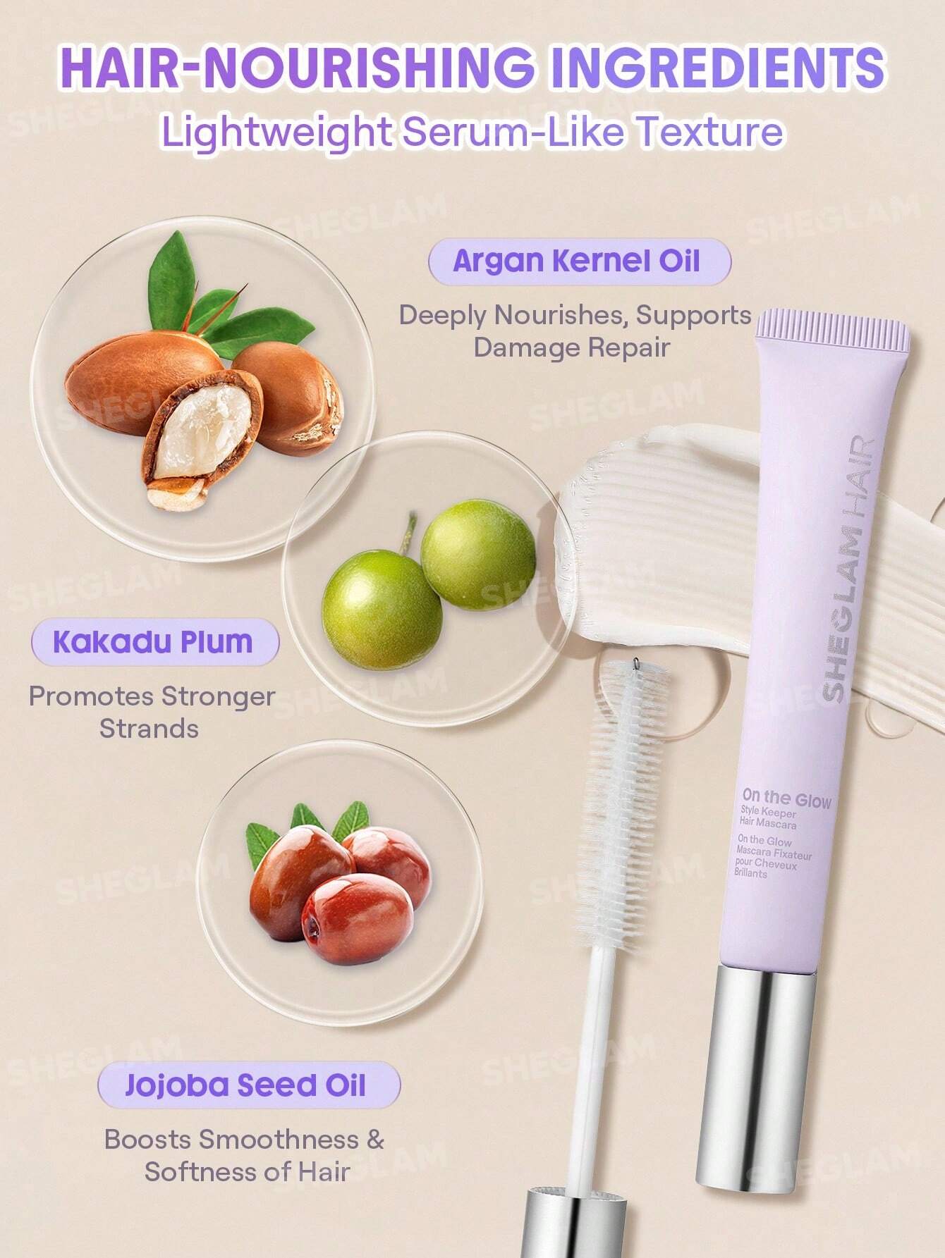 Sheglam Hair On The Glow Style Keeper Hair Mascara