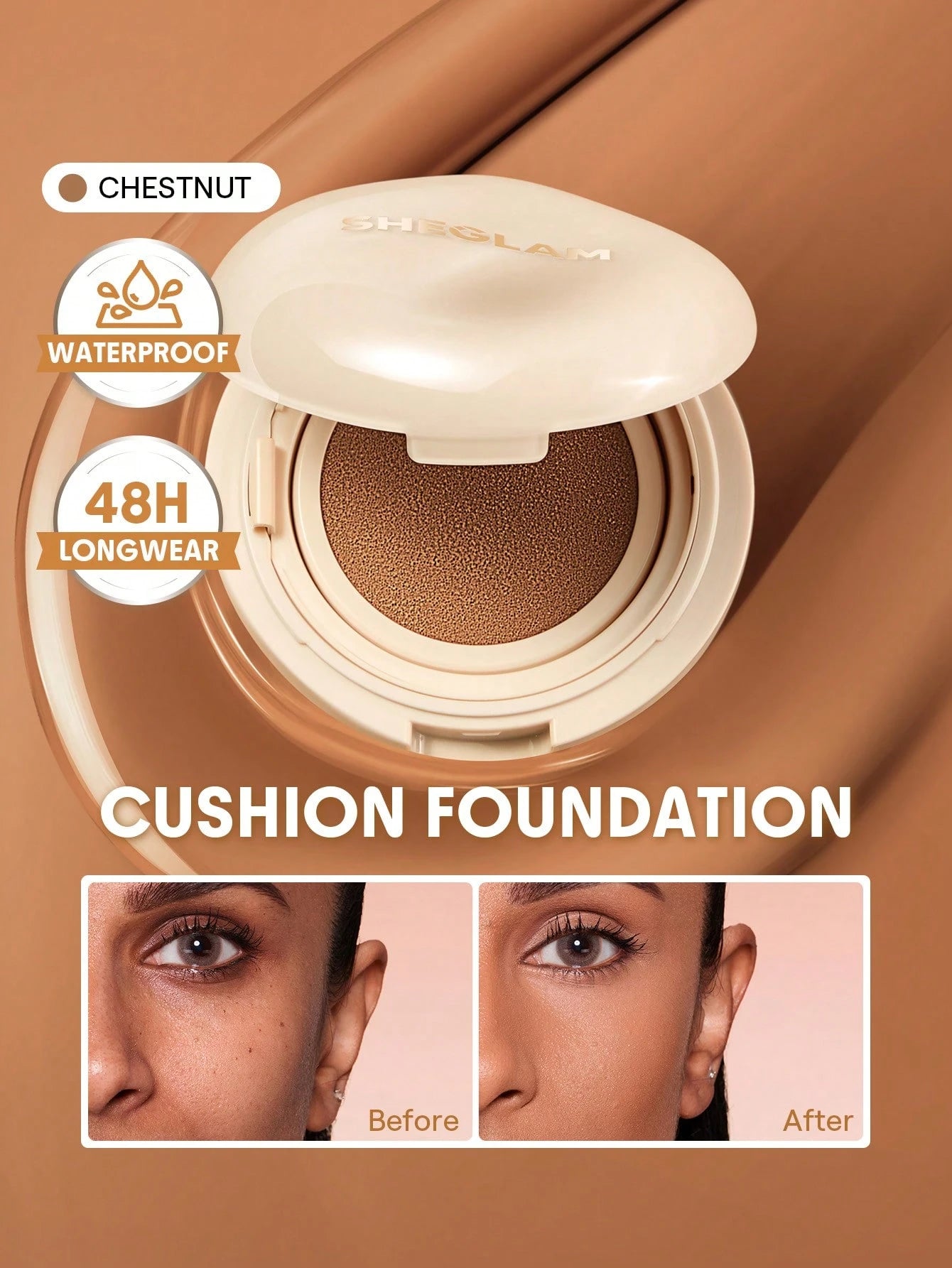 Sheglam Lock And Go Long Lasting Cushion Foundation
