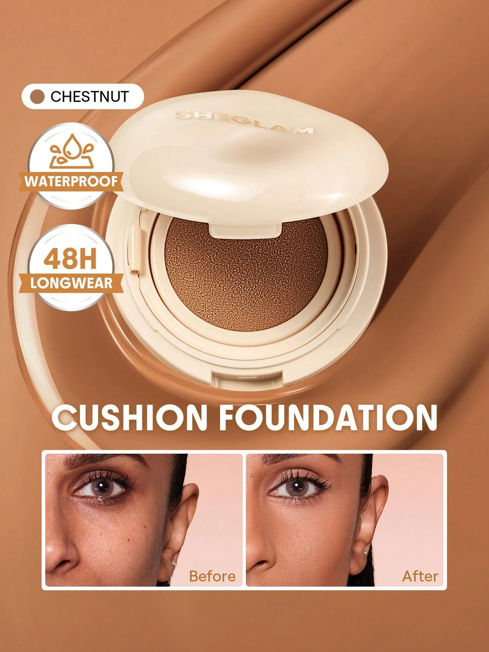 Sheglam Lock And Go Long Lasting Cushion Foundation
